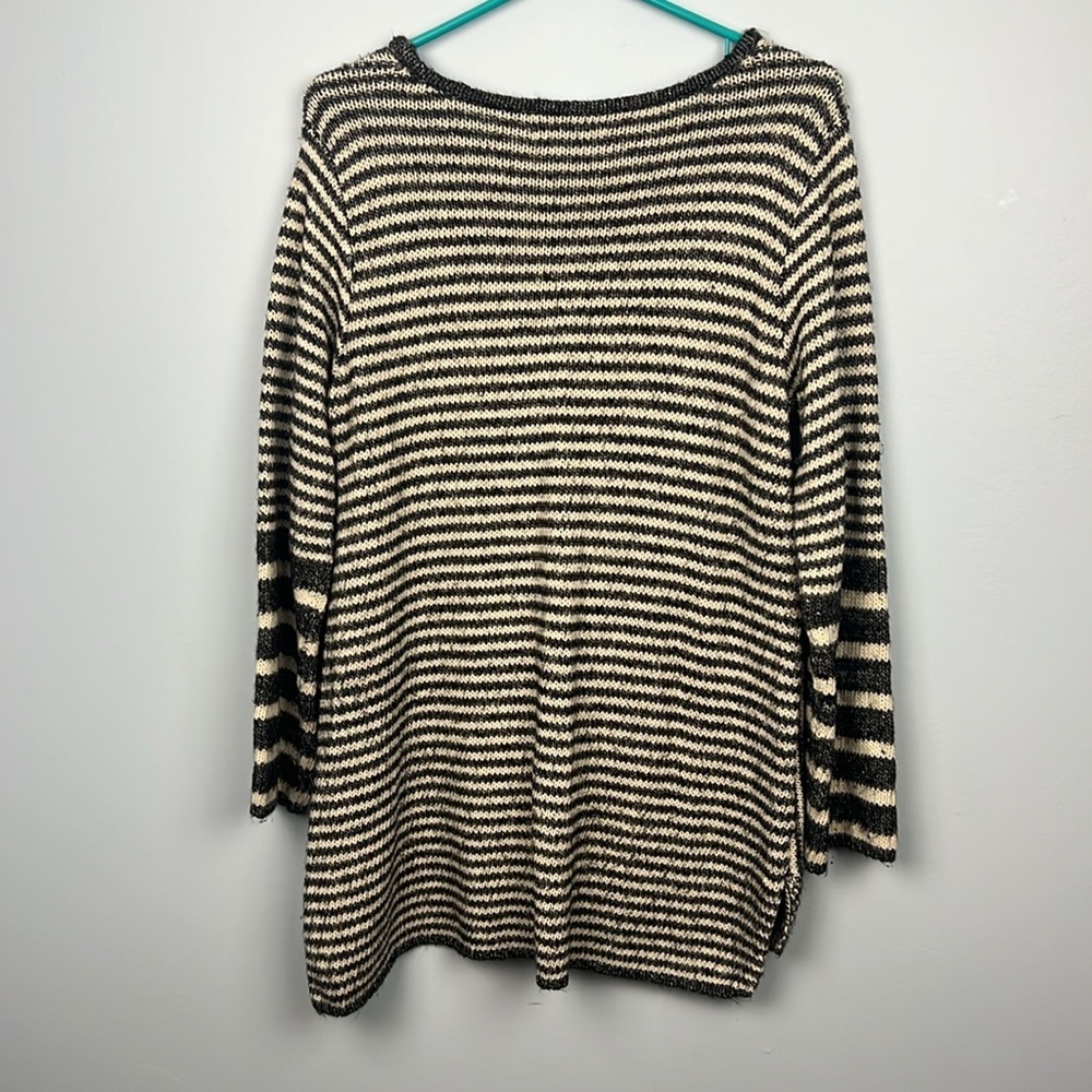 Habitat Clothes to Live in Large striped blocked sweater - Picture 7 of 8